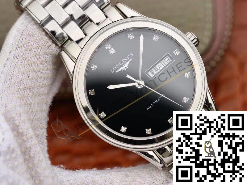 Longines flagship double calendar L4.899.4.12.6 Swiss ETA2836 - Image 8