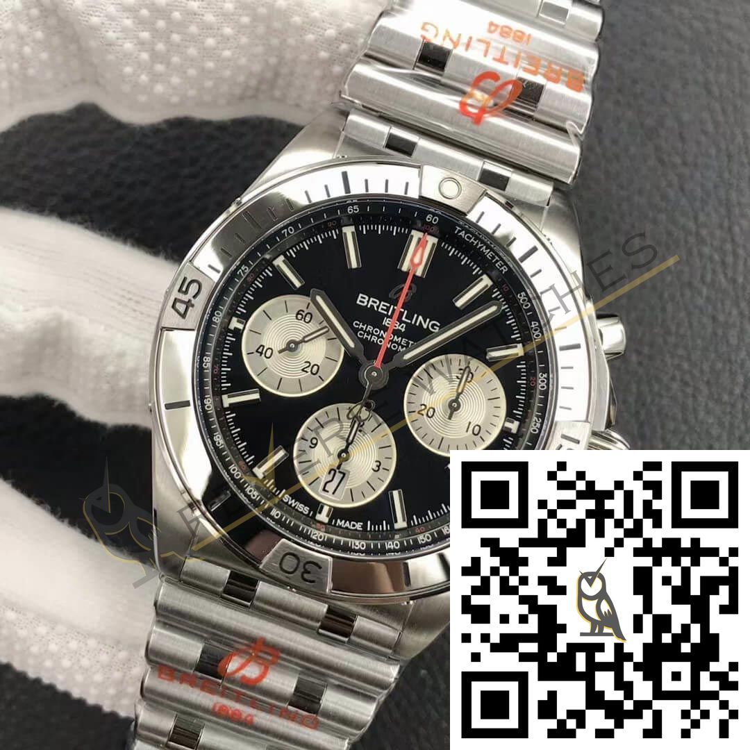 Breitling Chronomat AB0134101B1A1 Stainless Steel Black Dial - Image 8